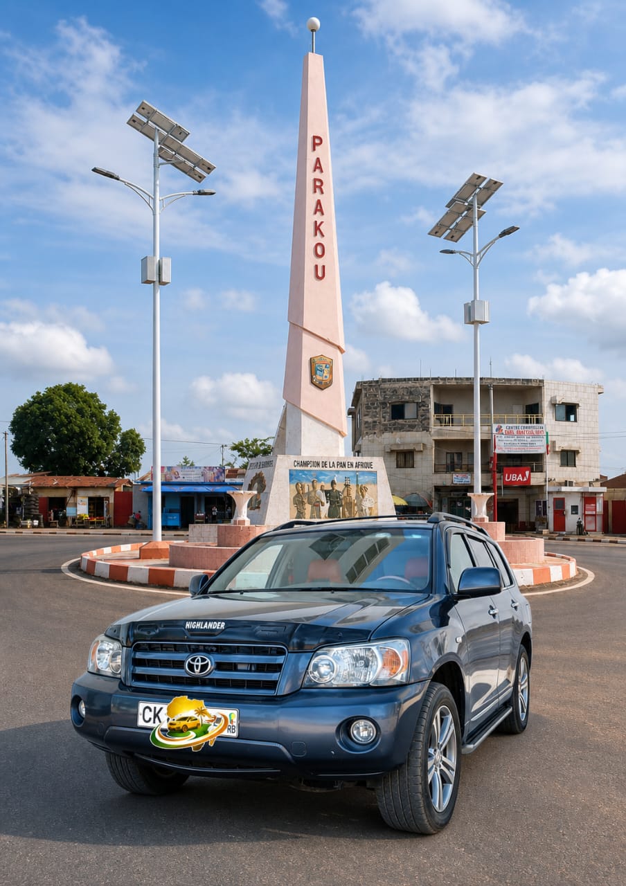 Toyota Highlander Bleu — Parakou — location Locationd'Afric